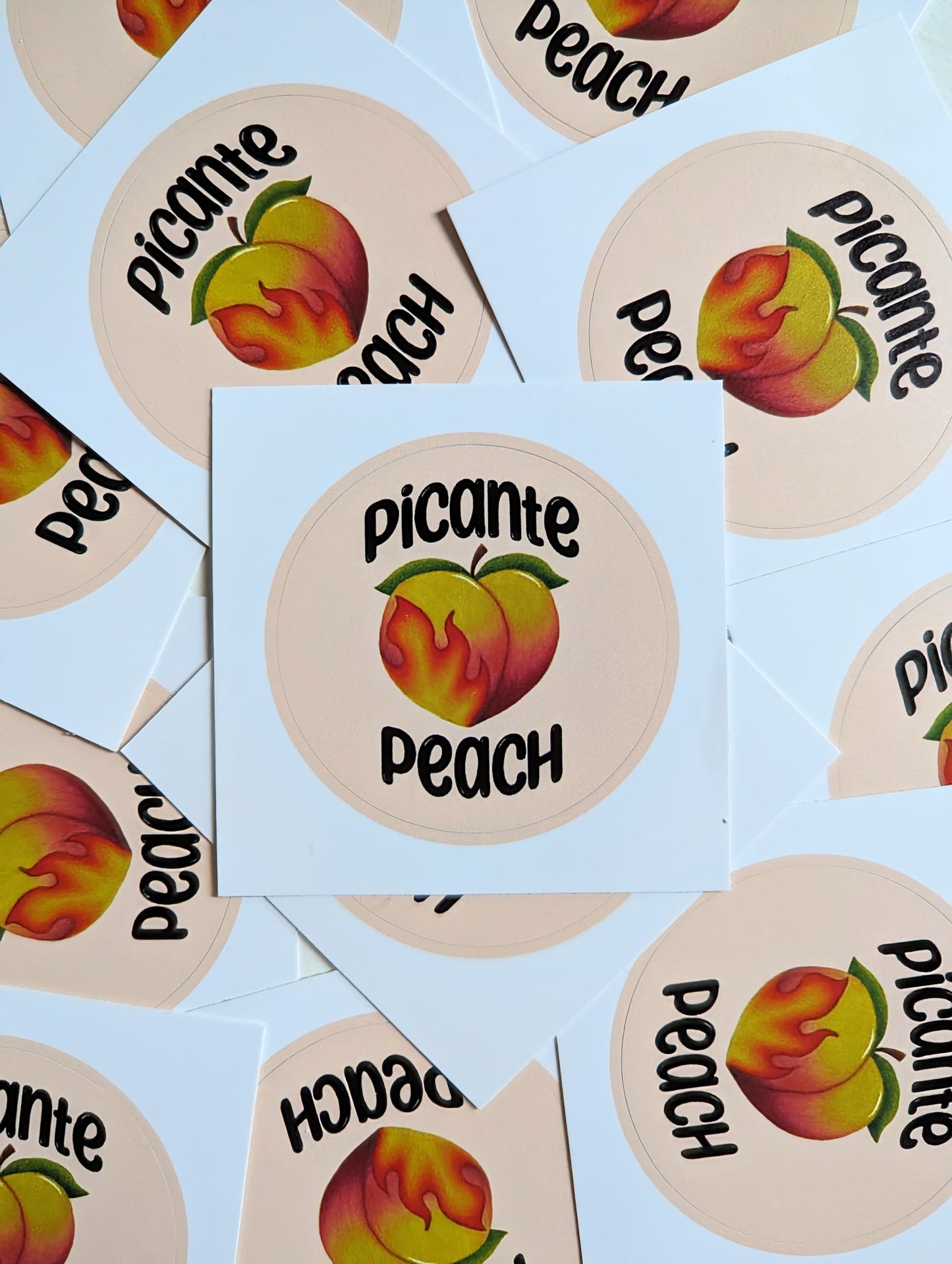 Picante Peach Sticker